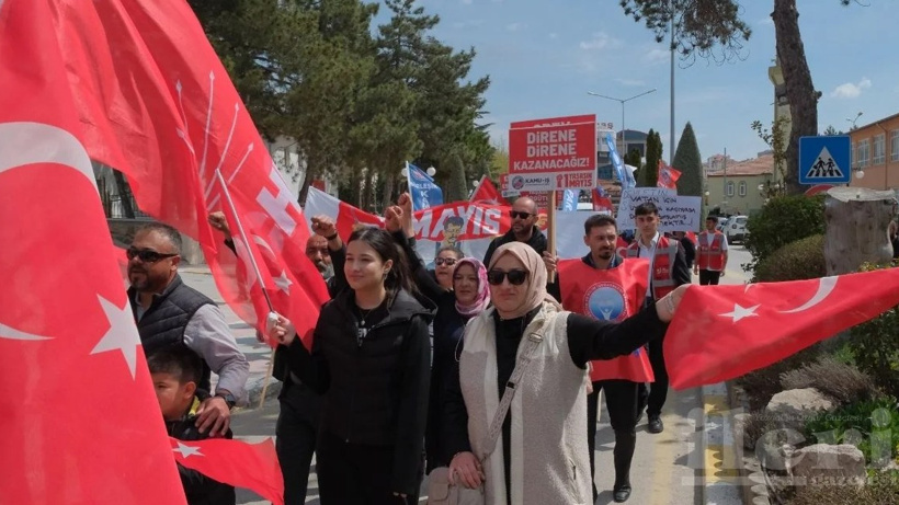 Yozgat'ta 16 yıl sonra ilk kez 1 Mayıs coşkusu