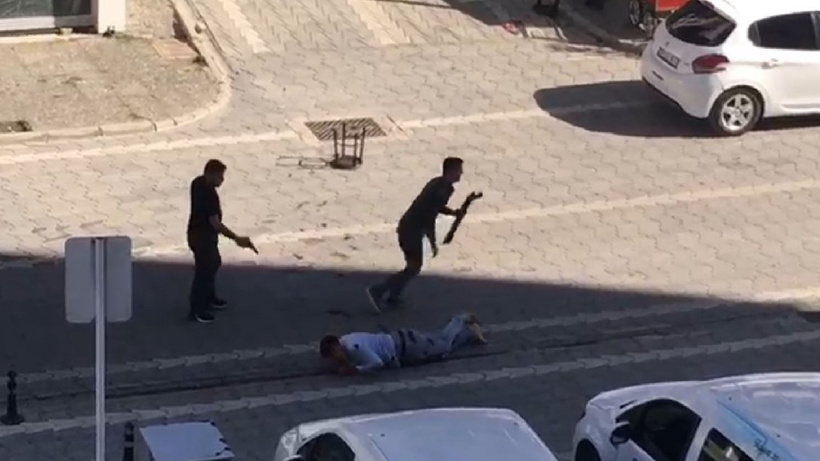 Cinayet anı kamerada