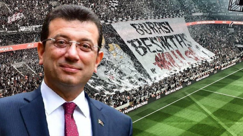 İmamoğlu'dan Beşiktaş tribünü paylaşımı