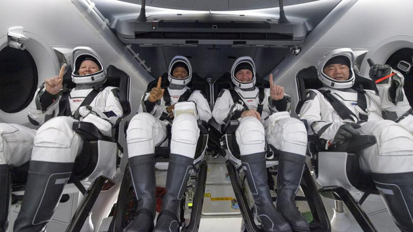 Görevleri biten 4 astronot 167 gün sonra Dünya'ya döndü