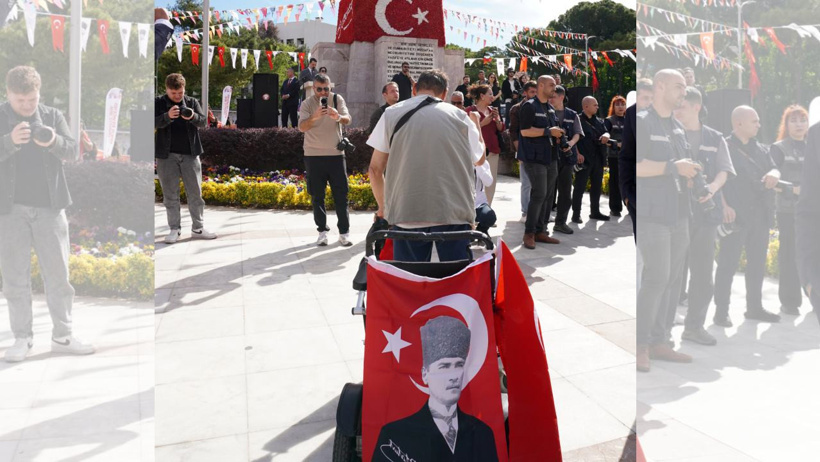 Atatürk sevgisi engel dinlemedi! İstiklal Marşı'ndaki o çaba duygulandırdı - Resim : 2