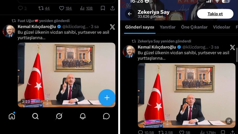 CHP'yi hedef alan Kemal Kılıçdaroğlu'na iktidar kanadından destek: Paylaşım yarışına girdiler - Resim : 1