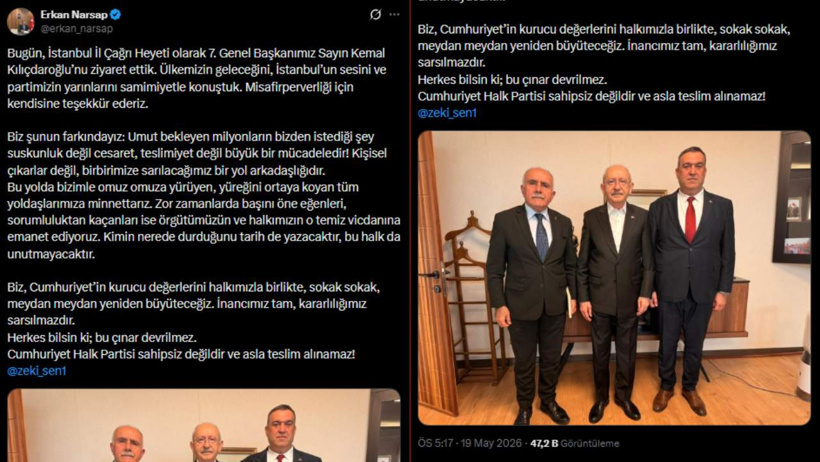 Kılıçdaroğlu kayyum Gürsel Tekin'in ekibiyle görüştü - Resim : 3