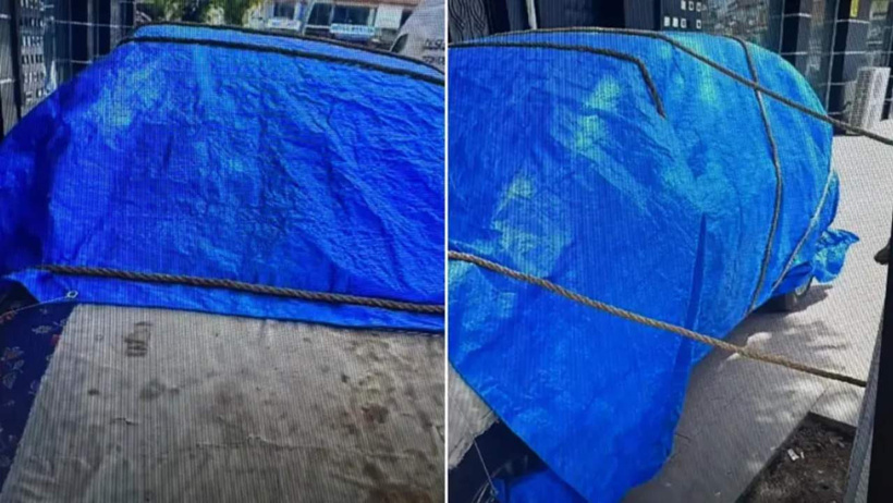Vatandaş arabasını sağlam kazığa bağladı: Baraj taşar sel basarsa diye hazırlığını yaptı - Resim : 2