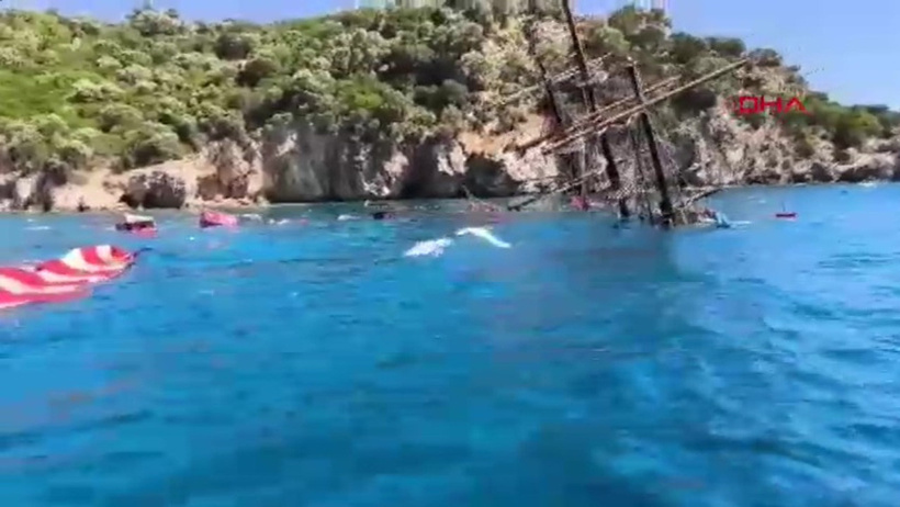 Son Dakika | Muğla'da korku dolu anlar! Tur teknesi battı, ekipler sevk edildi - Resim : 4