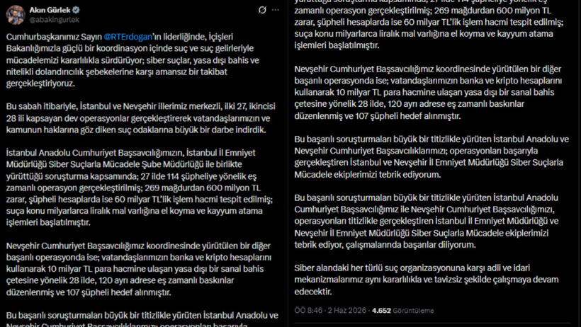 70 milyarlık yasa dışı bahis operasyonu - Resim : 4