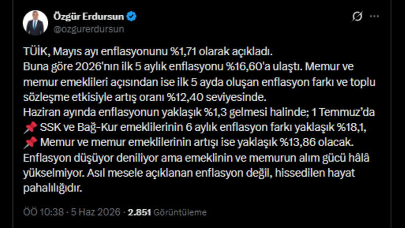 Emeklinin Temmuz'da göreceği zam oranını hesapladı - Resim : 3
