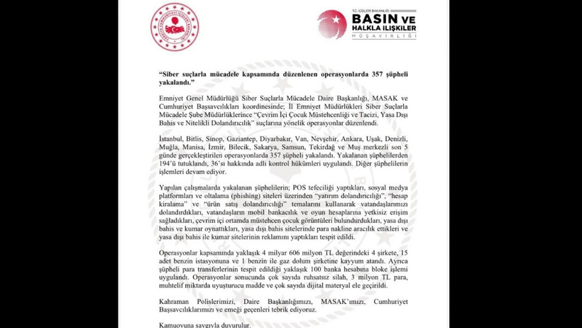 Bahis, dolandırıcılık, çocuk müstehcenliği... 18 ilde düğmeye basıldı, yüzlerce gözaltı var! - Resim : 3