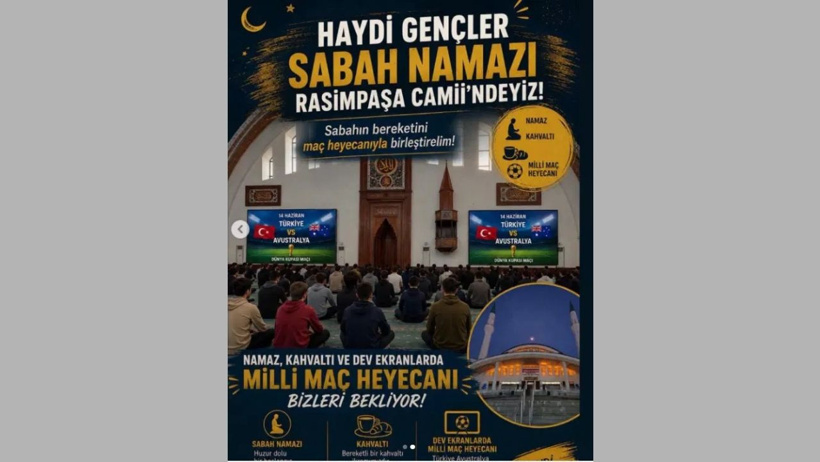 AKP'li vekilin camideki Dünya Kupası programını müftülük iptal etti - Resim : 2