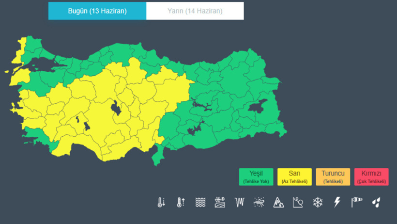 30 ile sarı kodlu uyarı: Sağanak kuvvetli yağacak fırtına uçuracak - Resim : 7