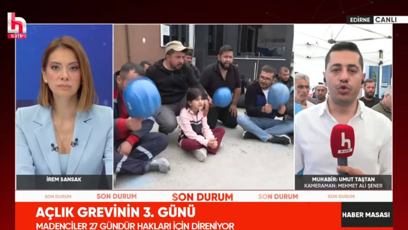 Madencilerin açlık grevi üçüncü gününde! Dün silahla ateş açılmıştı - Resim : 1