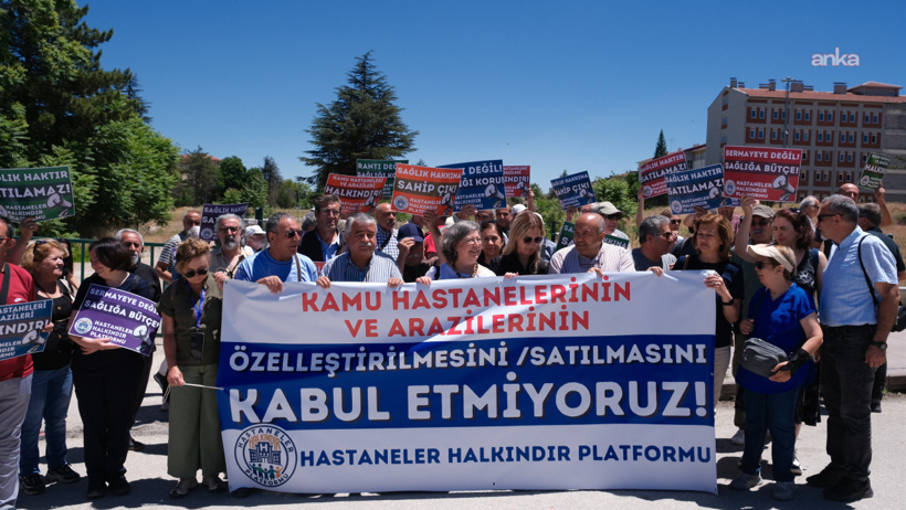 Eskişehirli yurttaşlardan hastane alanlarının özelleştirilmesine tepki - Resim : 1