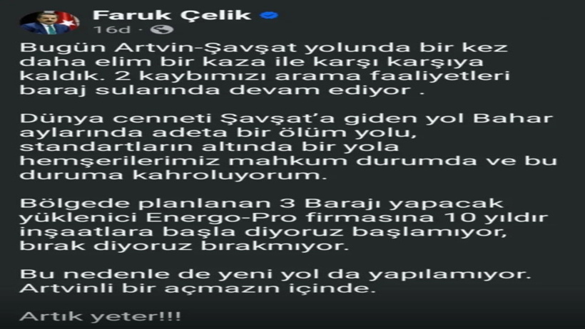 AKP'li Faruk Çelik 8 HES yaptırdıkları firmaya resti çekti: Defolun gidin! - Resim : 4