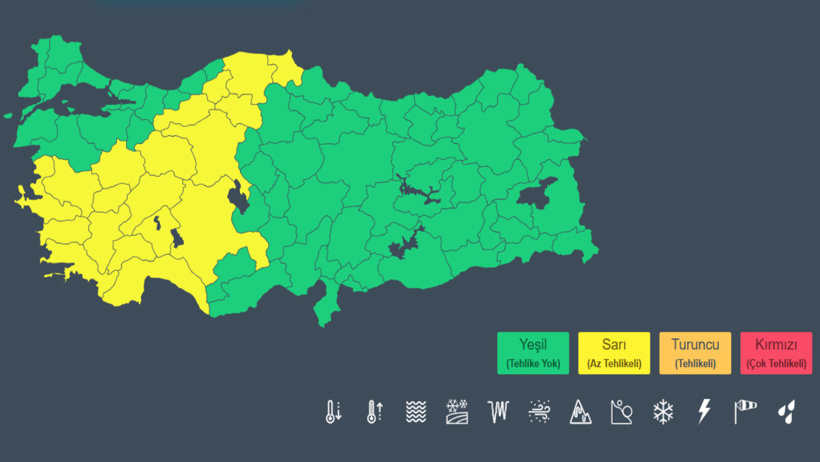Meteoroloji 19 il için saat verdi: Bir yandan kuvvetli sağanak bir yandan fırtına vuracak - Resim : 6
