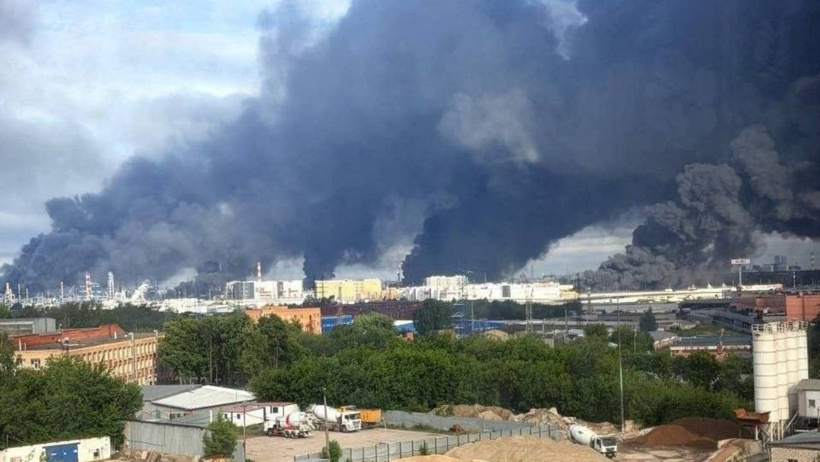 Moskova alev alev! İHA dalgası başkenti felç etti, petrol depoları patladı - Resim : 2