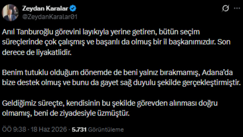 Zeydan Karalar'dan butlancıların Adana kararına tepki! - Resim : 3