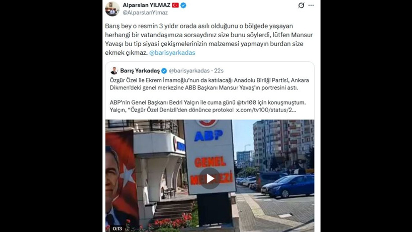 Mansur Yavaş cephesinden Barış Yarkadaş'a poster yanıtı: Buradan size ekmek çıkmaz - Resim : 3