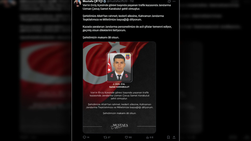 Van'daki kazada bir uzman çavuş şehit oldu: Bakan Çiftçi açıkladı - Resim : 3