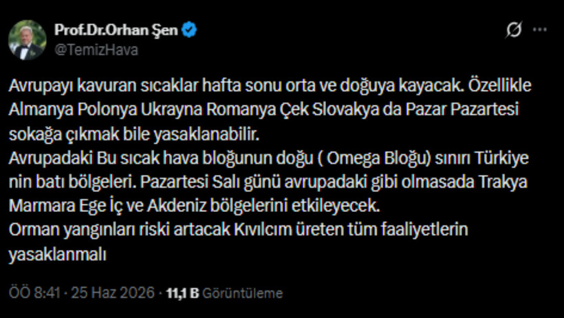 Avrupa'yı kavuran sıcakların Türkiye'ye gireceği tarihi açıkladı: Yaklaşan kabusa karşı uyardı - Resim : 5