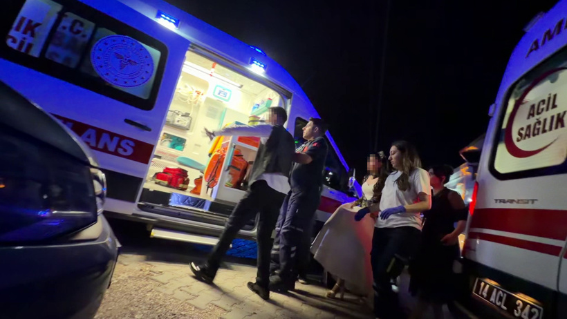 Düğün karakolda bitti: Gelin ve damat tarafı birbirine girdi! Damat da yaralandı - Resim : 1