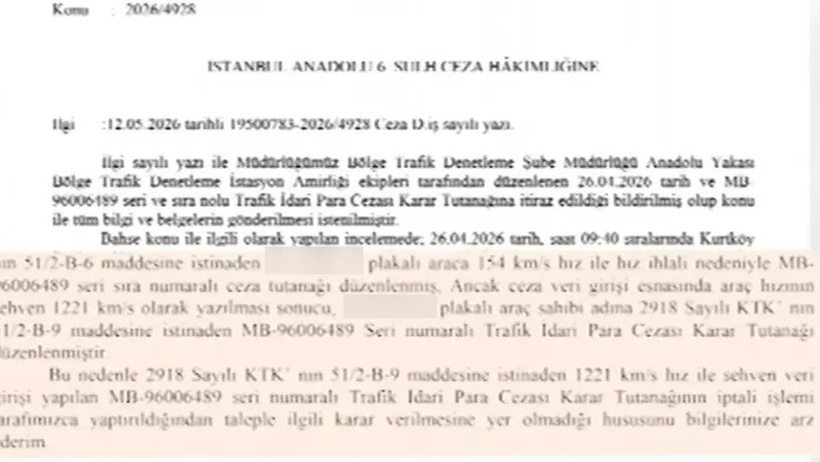 Otomoil sürücüsü uçaktan hızlı gitti diye ceza yedi! Bir asgari ücret kesildi - Resim : 3