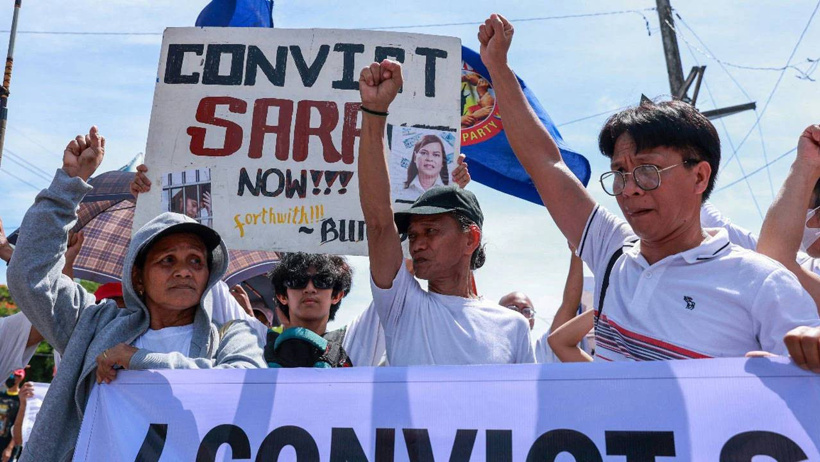 Filipinler'de yolsuzluk iddiaları patladı! Binlerce kişi sokaklara döküldü - Resim : 2