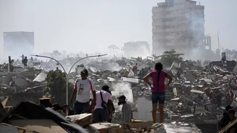 Venezuela’da yıkım tablosu ağırlaşıyor: Can kaybı 1719’a yükseldi, okullar sığınak oldu! - Resim : 2