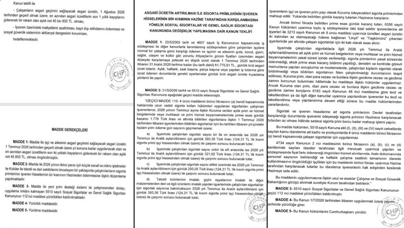 Asgari ücreti 45 bin 800 lira yapacak zam teklifi Meclis'e gitti: Özgür Özel ve kurmayları imzaladı - Resim : 5