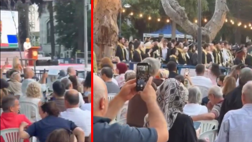 İmamoğlu'nun diplomasını iptal eden kayyum rektöre öğrenciler sırt döndü - Resim : 1