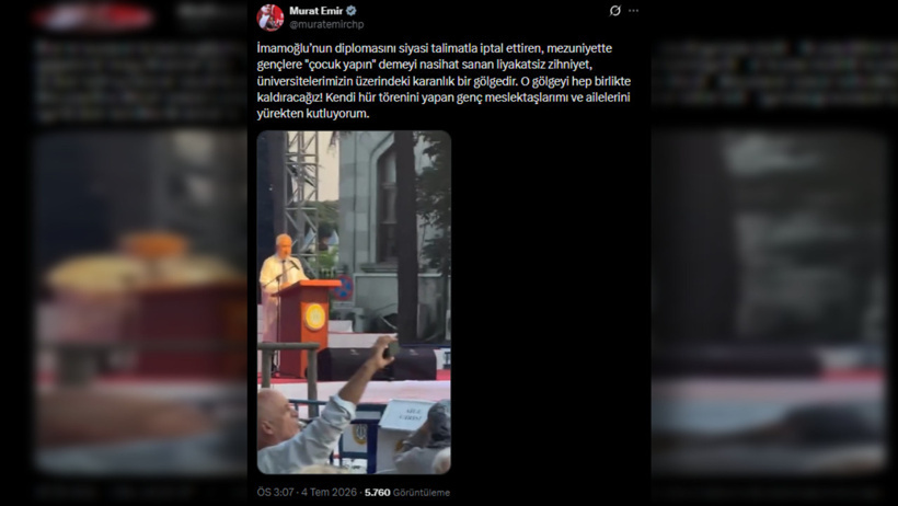 İmamoğlu'nun diplomasını iptal eden kayyum rektöre öğrenciler sırt döndü - Resim : 4