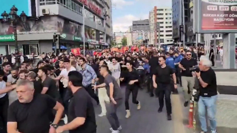 NATO karşıtı eylemlere polis müdahalesi: 100'den fazla gözaltı - Resim : 1