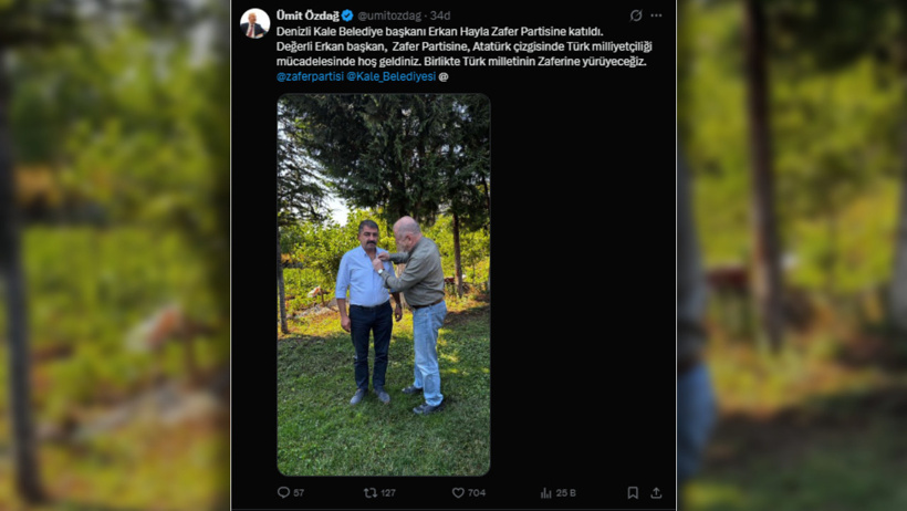 Kale Belediye Başkanı Zafer Partisi'ne katıldı - Resim : 1