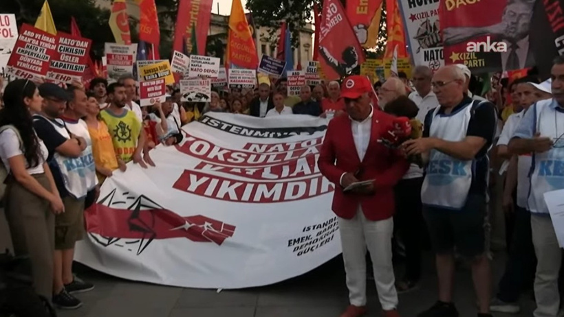 Ankara'da NATO Zirvesi İstanbul'da protesto - Resim : 1