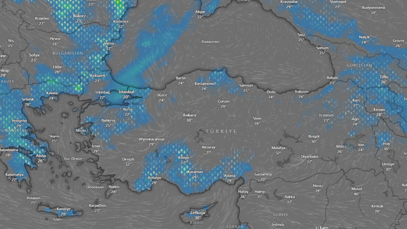 Balkan bombası patlamaya geliyor! Meteoroloji kuvvetli sağanak ve rüzgar için saat verdi - Resim : 1