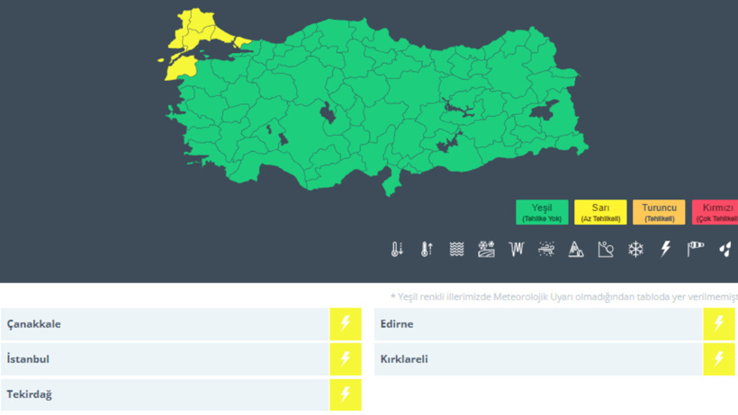 Balkan bombası patlamaya geliyor! Meteoroloji kuvvetli sağanak ve rüzgar için saat verdi - Resim : 4
