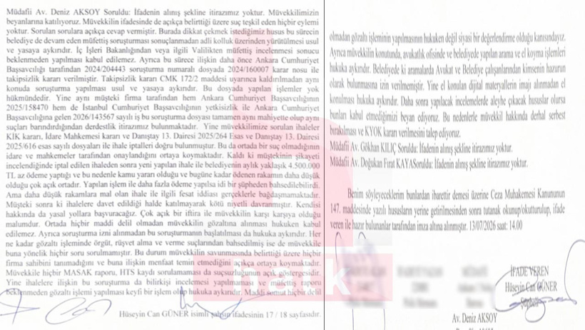 Son Dakika | Hüseyin Can Güner'in emniyet ifadesi ortaya çıktı: İhalede kamu zararı değil aksine yararı var - Resim : 5