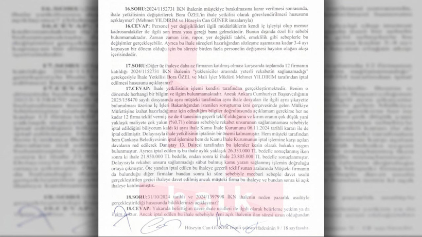 Son Dakika | Hüseyin Can Güner'in emniyet ifadesi ortaya çıktı: İhalede kamu zararı değil aksine yararı var - Resim : 2