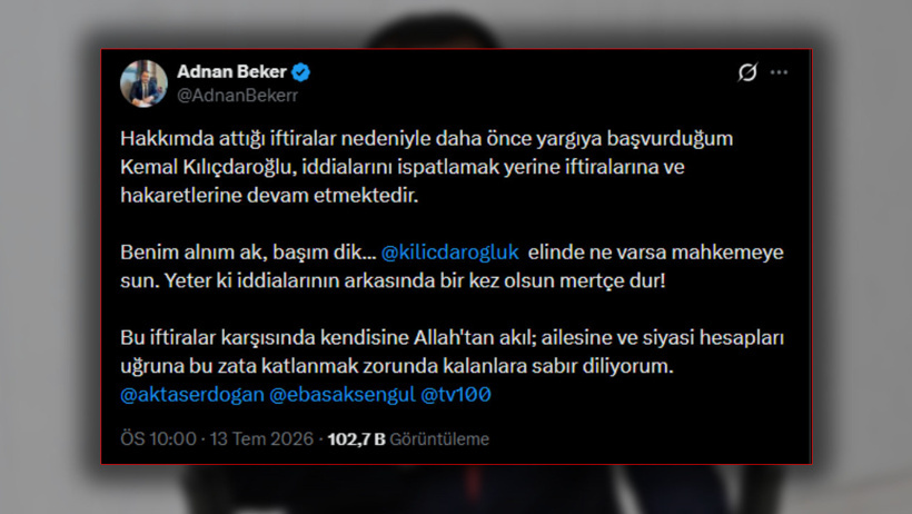 Adnan Beker canlı yayında kendisine yüklenen Kılıçdaroğlu'na meydan okudu - Resim : 3