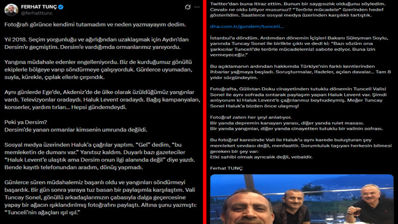 Haluk Levent Tuncay Sonel ve Süleyman Soylu: Üçünün arasındaki bağı Ferhat Tunç anlattı - Resim : 5