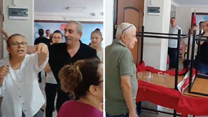 Butlan ataması il başkanlığı binasına dayandı! O yumrukladı seçilmişler barikat kurdu - Resim : 1