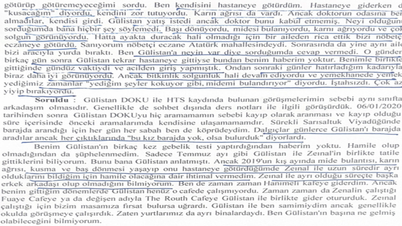 Gülistan Doku hamile miydi? sorusunu sınıf arkadaşı yanıtladı: İfadesi ortaya çıktı - Resim : 6