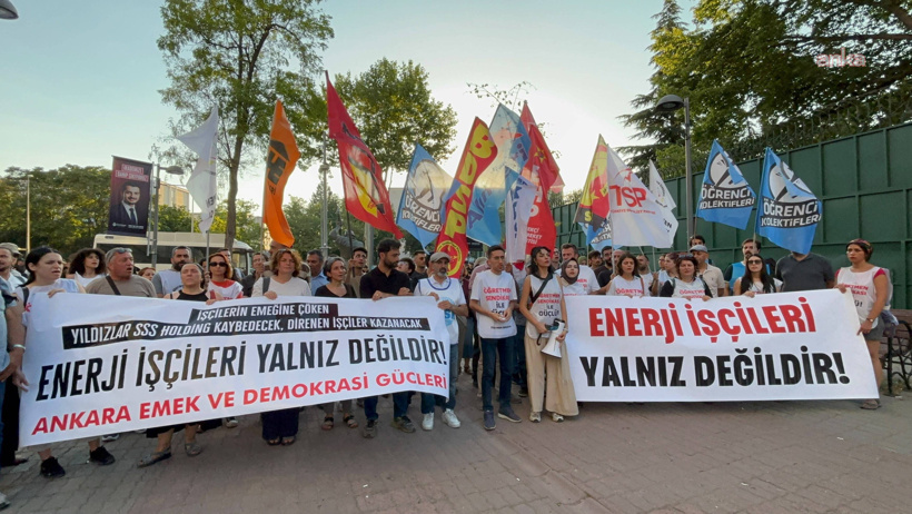 Enerji işçilerinin eyleminde sendikacılara gözaltı: Öğretmenlerden tepki - Resim : 1