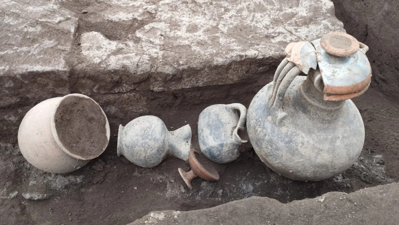 Makarna fabrikasının altından çıktı: 2 bin 500 yıl sonra ilk günkü gibi bulundu - Resim : 2