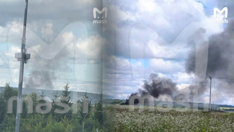 Moskova'da savaş uçağı düştü - Resim : 1