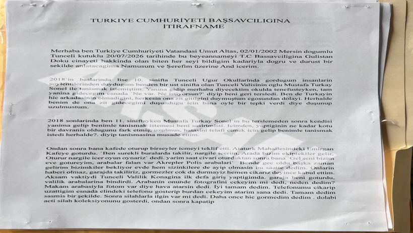 Gülistan Doku soruşturmasına girdi: 6 yıl sonra buz kestiren sözler! İtiraf mektubu gönderdi - Resim : 6