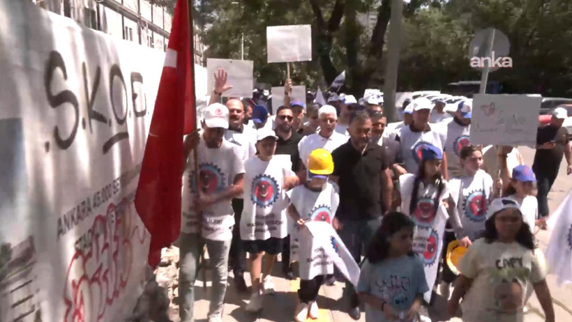 Madenciler aileleriyle Meclis'e yürüdü: Bakanlık heyetle görüşmek istedi - Resim : 1