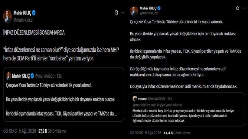 Süreç yasasının peşine infaz düzenlemesi de geliyor: MHP de DEM de aynı tarihi verdi - Resim : 6