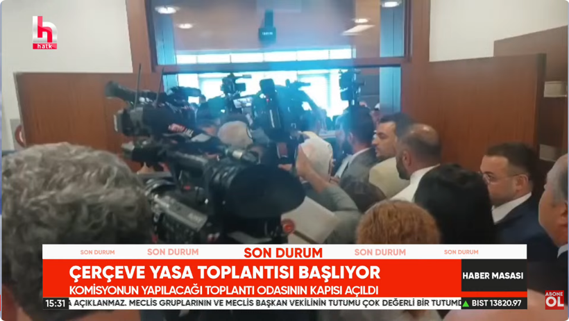 Son Dakika | Çerçeve yasa toplantısı öncesi TBMM'de gerginlik! İYİ Partili ve AKP'li vekiller tartıştı - Resim : 1