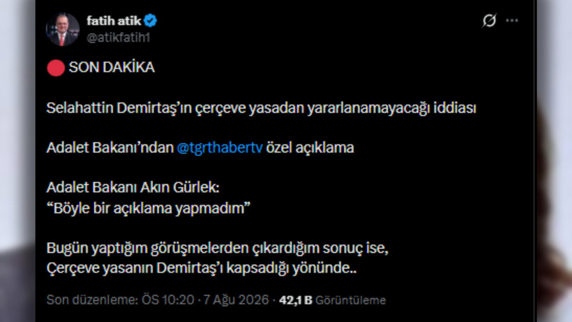 Akın Gürlek'ten Selahattin Demirtaş ve süreç yasası sözleri - Resim : 4
