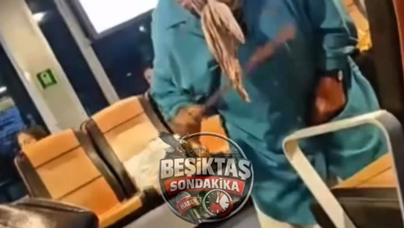 Şortlu genç kadının bacaklarına bastonla vurdu: Beşiktaş Üsküdar vapurundaki o anlar kamerada - Resim : 1